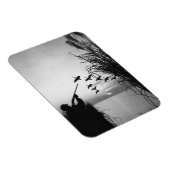 Man Duck Hunting Magnet (Rechte Seite)