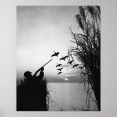 Man Duck Hunting Poster (Vorne)