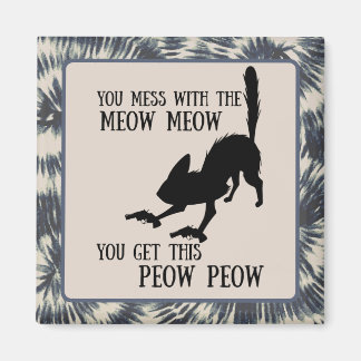 Man durcheinander mit Meow, man bekommt Pinkkatze Magnet