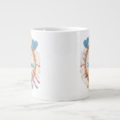 Man Enough to Cross Stitch Jumbo-Tasse (Vorderseite)