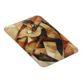 Man Enveloped in Abstraction Canvas Magnet (Rechte Seite)