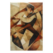 Man Enveloped in Abstraction Poster (Vorderseite)