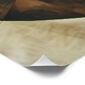 Man Enveloped in Abstraction Poster (Ecke)