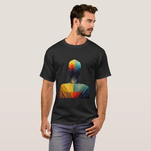 Man Experience Self Realization T-Shirt (Vorne ganz)