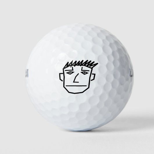 Man Face Golfball (Vorderseite)