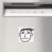 Man Face Magnet (In Situ (Geschirrspüler))