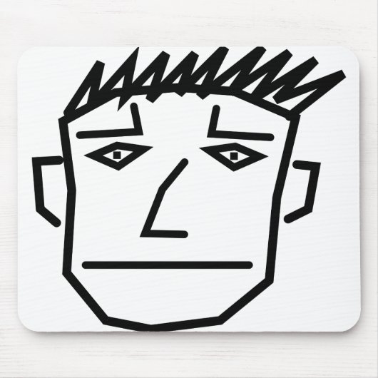 Man Face Mousepad (Vorne)