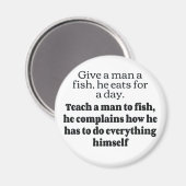 Man fish beklagt bf magnet (Vorderseite/Rückseite)