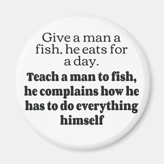 Man fish beklagt bf magnet (Vorne)