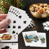Man Fishing Cards Spielkarten (In Situ)