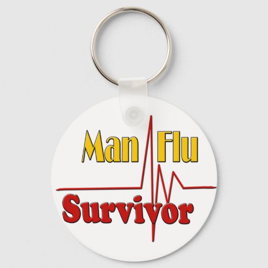Man Flu Survivor Theme Schlüsselanhänger (Vorderseite)