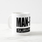 MAN-FLU ÜBERLEBENDER KAFFEETASSE (Vorderseite Links)