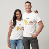 Man Food: Wollend Bier und Bacon Sandwich T-Shirt (Unisex)