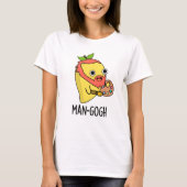 Man-gogh Funny Artist Mango Pun T-Shirt (Vorderseite)