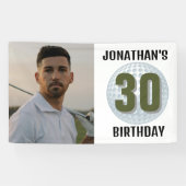 Man Golf Party Snapshot! Banner (Horizontal)