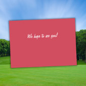 Man Golf Player Swinging Fifties 50th Birthday Einladung