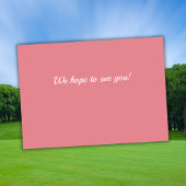 Man Golf Putting Fifty 50th Birthday Einladung