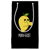 Man-gost Funny Halloween Mango Ghost Pun Dark BG Kleine Geschenktüte (Vorderseite)