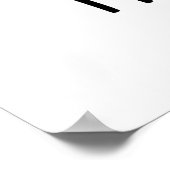 Man-gost Funny Halloween Mango Ghost Pun Poster (Ecke)