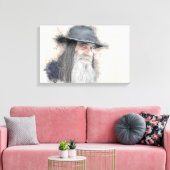 Man Hat Beard Mustache Ranger Gold Digger Leinwanddruck (Insitu (Wohnzimmer))