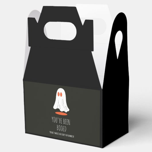 Man hat dir halloween individuelle Name gebootet Geschenkschachtel (Geöffnet)