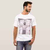 Man Having a Hard Time Deciding What Door to go in T-Shirt (Vorne ganz)