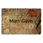 Man Höhle - Eiszeit Höhle Kunst Fotoskulptur Magnet<br><div class="desc">Malte Handdrucke und ein Wollmammut,  wie man sie im Inneren einer Höhle finden kann. Es erscheint auch das benutzerdefinierte Textlesen,  Man Cave".</div>