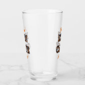 Man Höhle Texteffekt Pint Beer Glass Trinkbehälter Glas (Rechts)