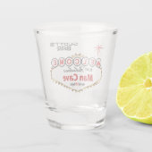 Man Höhle - Vegas Style - Red Schnapsglas (Rückseite)