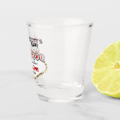 Man Höhle - Vegas Style - Red Schnapsglas (Rechts)