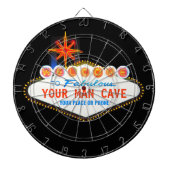 Man Höhle Your Garage Berühmter Schildkröte-Indivi Dartscheibe (vorne)