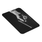 Man Holding Gun Magnet (Rechte Seite)