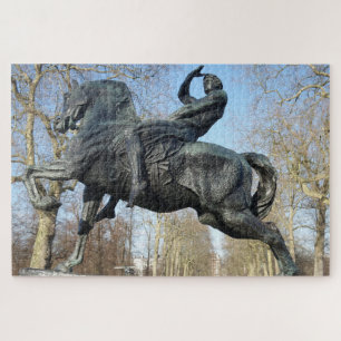 Man & Horse Statue Jigsaw Puzzle