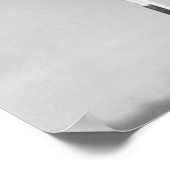 Man Hurdling Poster (Ecke)