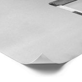 Man Hurdling Poster (Ecke)