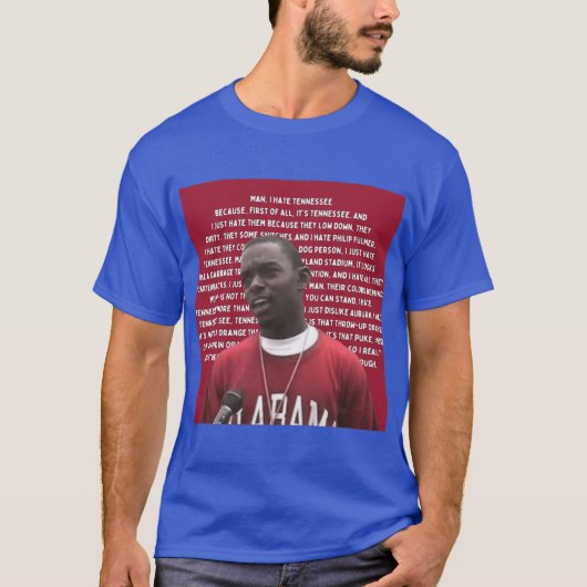 MAN I HATEENNESSEE gift T-Shirt (Vorderseite)