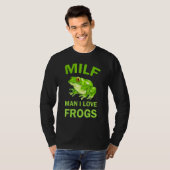 Man I Liebe Frogs Bumper Niedlich Crazy Frog Rette T-Shirt (Vorne ganz)