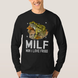 Man I Liebe Frogs Sprichwort Amphibien T-Shirt