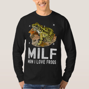 Man I Liebe Frogs Sprichwort Amphibien T-Shirt