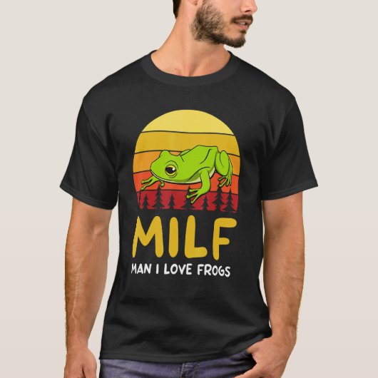 Man I Love Frogs Toad Tree Frog T-Shirt (Vorderseite)