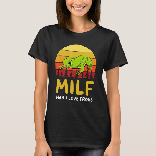 Man I Love Frogs Toad Tree Frog T-Shirt (Vorderseite)