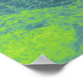 MAN IN DER MAZE-Landschaft + Hintergrund Poster (Ecke)