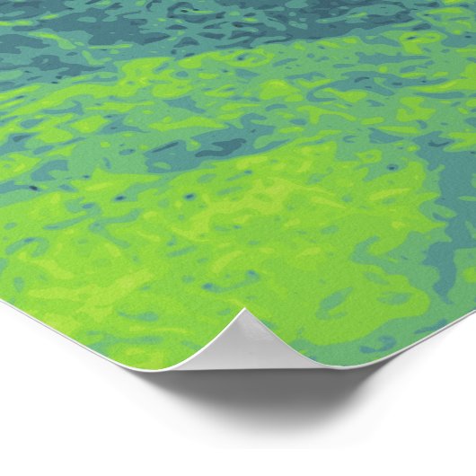 MAN IN DER MAZE-Landschaft + Hintergrund Poster (Ecke)