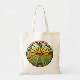 MAN IN DER MAZE-Landschaft + Hintergrund Tragetasche