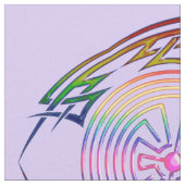 MAN IN DER MAZE Stammes gefärbt + dein Backgr. Stoff (Nahaufnahme)