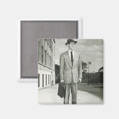 Man in Suit Magnet (Vorderseite/Rückseite)
