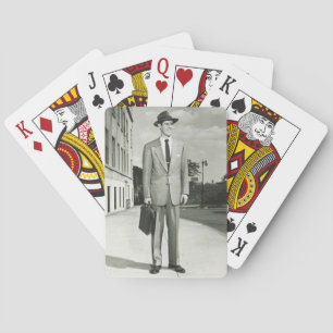 Man in Suit Spielkarten