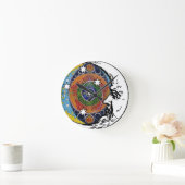 Man in the Moon wall clock Runde Wanduhr (Zuhause)