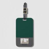 Man in Yoga pose Gepäckanhänger (Vorderseite Vertikal)