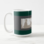 Man in Yoga pose Kaffeetasse (Links)